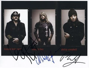 Motorhead FULLY SIGNED Photo 1st Generation PRINT Ltd, No'd + Certificate /1 - Picture 1 of 1
