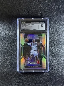 2018-19 Panini Prizm Dominance Silver Allen Iverson #19 CGC 9 - Picture 1 of 2