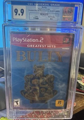 CGC 9.9 A++ - Bully Greatest Hits PlayStation 2, PS2 2006 NEW!  - Image 1 of 3