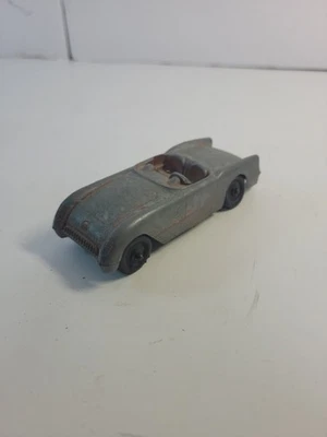 Vintage Tootsietoy Tootsie Toy Chevrolet Corvette Red Car Automobile 4" - Image 1 of 4