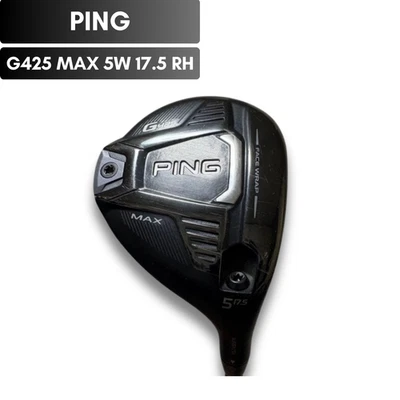 Ping G425 MAX 5W 17.5 Fairway Wood Head Right Hand USED w/Cover Japan - Image 1 of 4