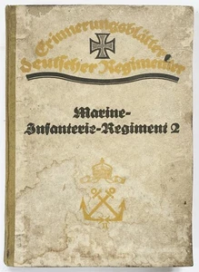 Regimentsgeschichte / Marine-INfanterie-Regiment 2 im Weltkrieg 1914-18 1926 - Imagen 1 de 1