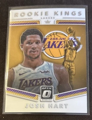 Josh Hart 2017-18 Donruss Optic Rookie Kings #26 New York Knicks RC - Image 1 of 2