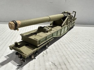 Model Power 99163 HO Scale U.S. Army Big Gun Car #114, No Box - Picture 1 of 7