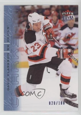 2009-10 Fleer Ultra Ice Medallion /100 David Clarkson #92 - Image 1 of 2