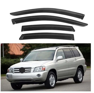 Viseiras de janela para Toyota Highlander 2001-2007 Toyota Highlander Hybrid 2006-2007 - Imagem 1 de 4