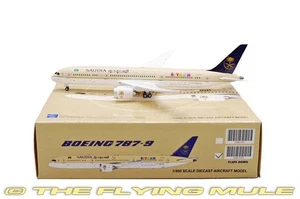 JC Wings 1:400 787-9 Dreamliner Saudi Arabian Airlines HZ-ARC Flaps Down - Picture 1 of 1