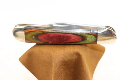 Vintage Frost Cutlery, Wood Scales, COPPERHEAD, Pocket Knife - Image 1 of 4