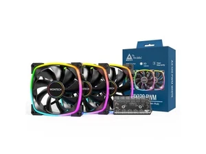 MONTECH AX 120MM - Ventilateur PWM - Performance silencieuse - Haute vitesse 1600PWM - Haut de gamme - Photo 1/5