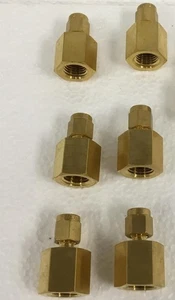 Lot Of 6 NEW Swagelok Tubing Reducing Union, 1/2" Tube x 1/8" Tube FREE SHIPPING - Picture 1 of 11