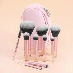 10pcs Makeup Brush Set Cosmetic Brushes Make Up Eyeshadow Foundation Set - Picture 1 of 12