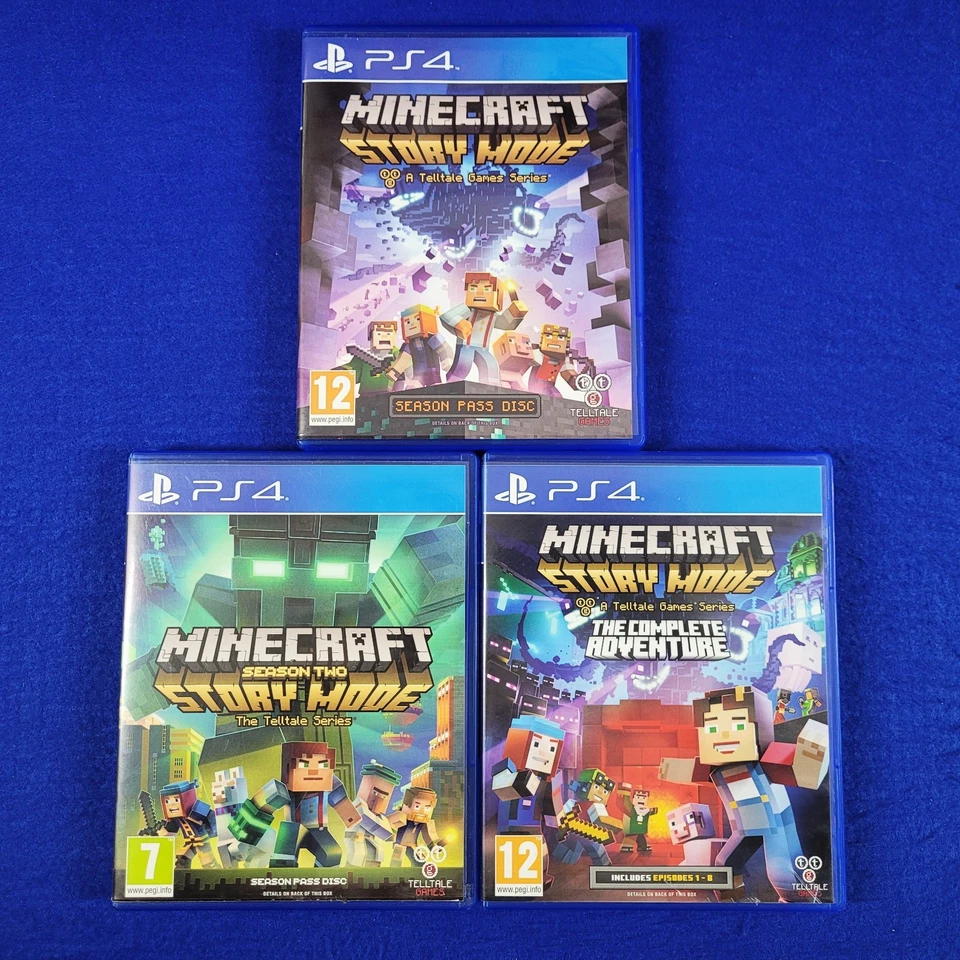 ps4 MINECRAFT Games Story Mode/Season Two/Complete REGION FREE - Make Selection - Image 1 of 1