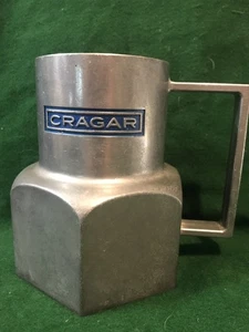 Vintage 70s Cragar Mag Wheel Heavy Aluminum Chug-A-Lug Mug Ships FREE in the USA - Foto 1 di 7
