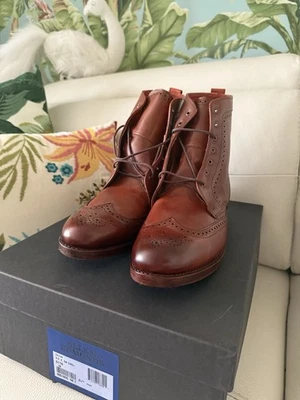 Men’s New In Box Allen Edmonds Dalton Dk Chili 9.5 E Dress boots - Image 1 of 4