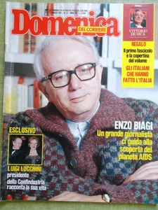La Domenica del Corriere 12 Marzo 1987 Biagi AIDS Hitler Azzolina Ughi De Sica - Picture 1 of 1