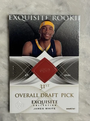 2006-07 Upper Deck Exquisite James White /25 Gold Base Rookie RC SSP #69 - Image 1 of 2