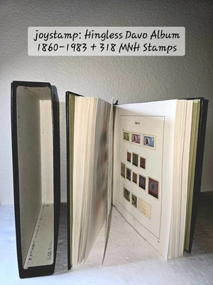 joystamp: 1860-1983 álbum sin bisagras Davo Malta prístino con cubierta + sello MNH de 318 Foto 1 de 4