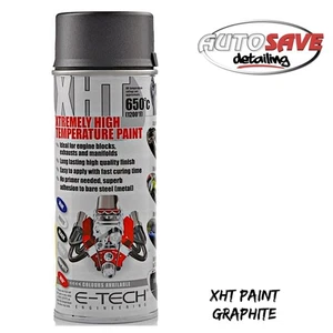 E-Tech - XHT Paint - Xtremely High Temperature Paint Rated To 650°C - Graphite - Picture 1 of 2
