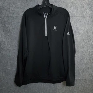 Adidas Golf TPC Treviso Bay Schwarz 1/4 Zip Pullover Herren Langarm Performance - Bild 1 von 14