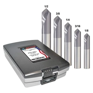 GRAINGER APPROVED 402-888812 Spotting Drill Bit Set,5 Pcs,Carbide 45YD96 - Picture 1 of 1