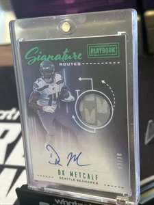 2020 Panini Playbook Signature Routes /10 SR-DK DK Metcalf Auto Seahawks - Bild 1 von 3
