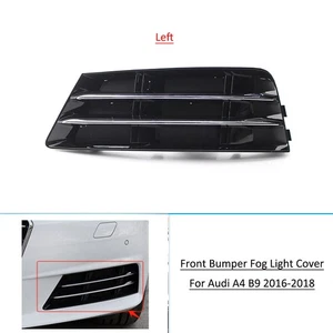 1X Front Bumper Fog Light Grille Cover Lower For Audi A4 B9 2016-2018 Left Side - Picture 1 of 6