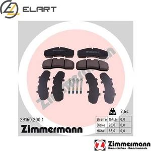 BRAKE PAD SET DISC BRAKE 29160.200.1 FOR RENAULT TRUCKS MASCOTT/Van IVECO - Picture 1 of 6