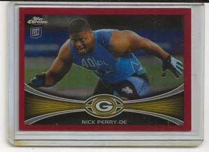 2012 Topps Chrome Nick Perry Red Refractor $ 07/25 SP!! - Bild 1 von 2