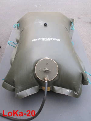 Wassertank 500 Ltr faltbar Wassersack Falttank Wasserkissen Schwedische Armee - Bild 1 von 2