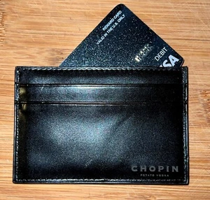 Chopin Potato Vodka Leather Card Case and Wallet - New / Rare - Picture 1 of 7