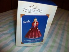 2002 Celebration Barbie Collector Hallmark Keepsake Ornament - Mib !