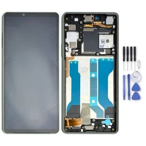Für Sony Xperia 10 V A5061090A Display Full LCD mit Rahmen Einheit Grün - Bild 1 von 3