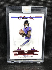2021 Flawless Lamar Jackson Gem Ruby /20