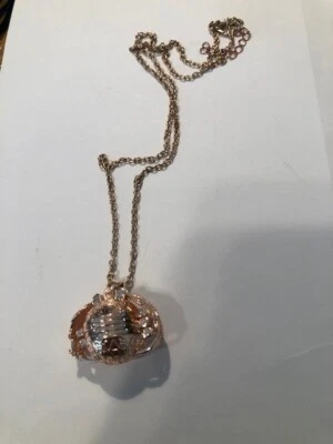 4 Photo Locket on 20" Chain Rose Gold Tone - Image 1 of 4