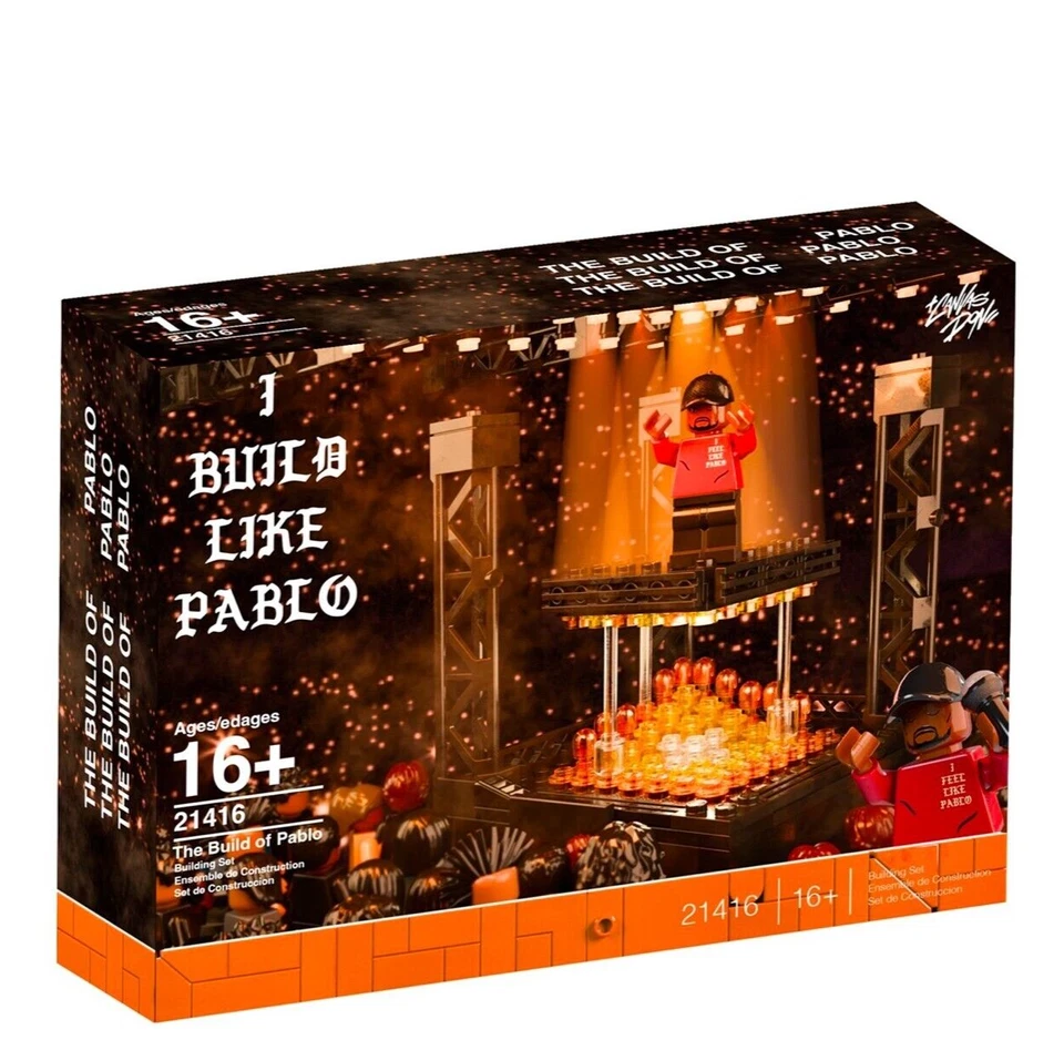 The Canvas Don Kanye West I Build Of Pablo Custom LEGO Minifigure & Set - Image 1 of 1
