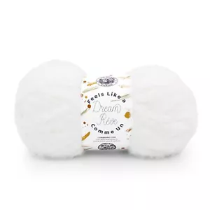 (3 Pack) Lion Brand Yarn 159-100AD Feels Like a Dream Yarn, Snowflake - Picture 1 of 8