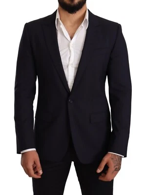 Blazer DOLCE & GABBANA MARTINI Azul Marino Lana Calce Ajustado IT48 / US38 / M PRECIO DE VENTA SUGERIDO POR EL FABRICANTE $2200 Foto 1 de 4