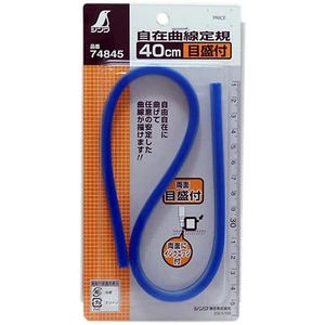 SHINWA Flexible Curve Ruler Drawing Paint Bendy Curve Measure Draftinge 74845 - Picture 1 of 4