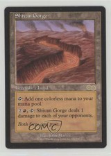 1998 Magic: The Gathering - Urza's Saga Shivan Gorge #326 n0n