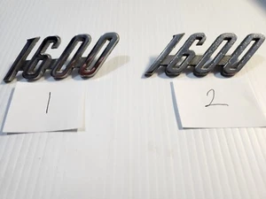 1600 Hillman 1/255 chrome badge motif emblem body fiat - Picture 1 of 9