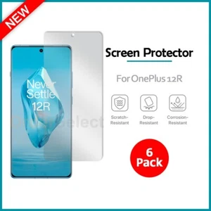 6-Pack LCD Ultra Clear HD Screen Shield Protector for Android Phone OnePlus 12R - Picture 1 of 4