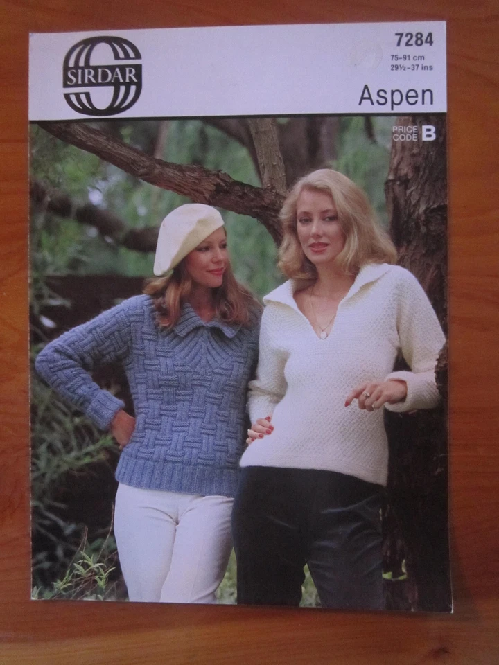 KNITTING PATTERN SIRDAR NO. 7284 ASPEN    GREAT **** MUST SEE - Image 1 of 1