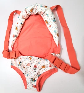Corolle 13" Doll Carrier Backpack Front Pack Bear Print Un Calin de Corolle 2021 - Picture 1 of 10