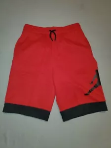 NIKE JORDAN JUMPMAN GYM SHORTS BOYS KIDS GYM RED BLACK MEDIUM 957837 KR5 NEW - Picture 1 of 5