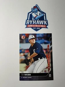 2019 Bowman Next Top 20 #T7 Casey Mize Topps Now Tigers Only 218 Made - Picture 1 of 2