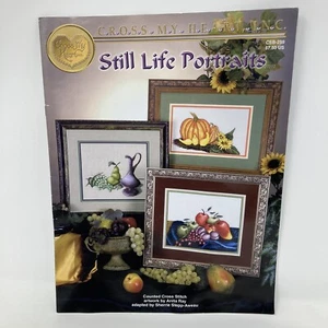 Still Life Portraits Cross My Heart Cross Stitch Pattern Chart Book CSB-259 2003 - Picture 1 of 3