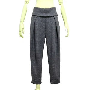 ALEXANDER WANG Gray Wool Trousers with Ankle Zippers Warm Pants Size US 6 - Picture 1 of 9