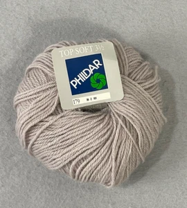 PHILDAR Mohair Boucle Wool Blend Mauve YARN 50g Balls - 159yds - Picture 1 of 5