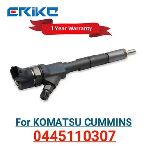0445110307 Inyector Motor Diesel para KOMATSU PC70-8 PC130-8 6271113100 4941109 - Imagen 1 de 7