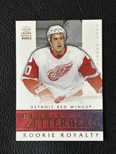 2002-03 Pacific Crown Royale Rookie Royalty Henrik Zetterberg #9 Rookie RC